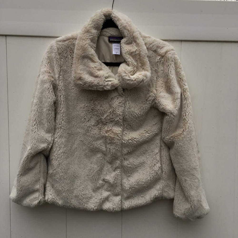 Patagonia Asymmetrical Pelage Jacket White XS